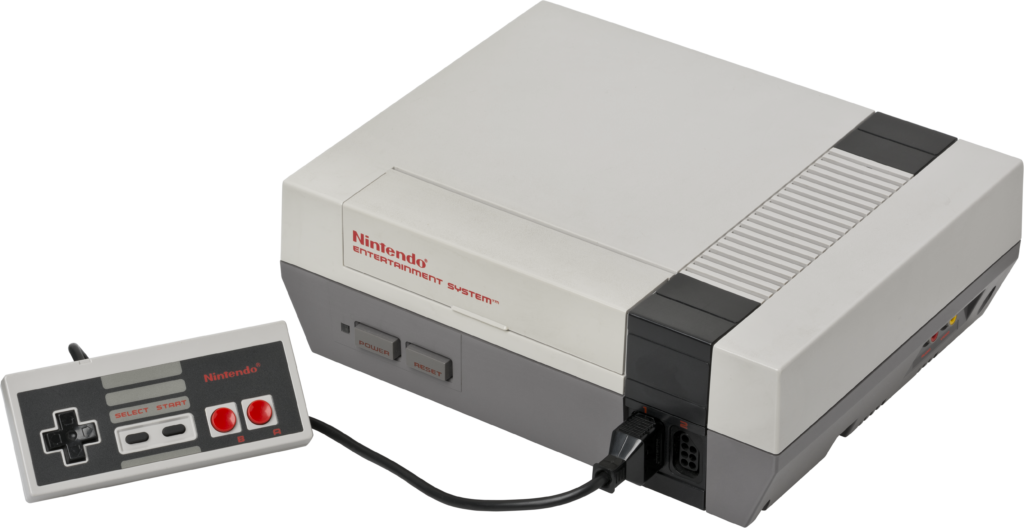 The Nintendo Entertainment System (NES), released in 1983