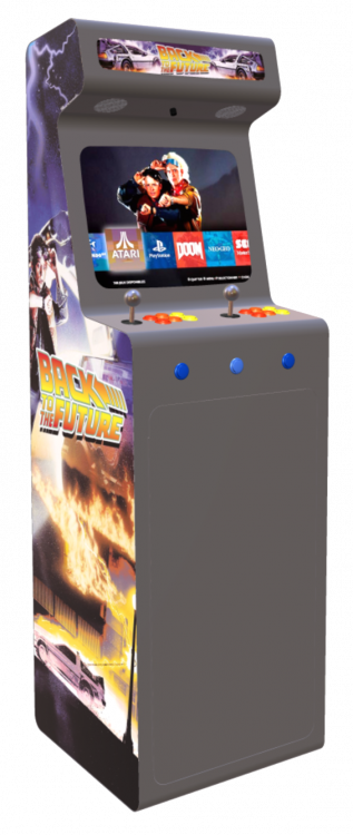 Back to the Future arcade cabinet